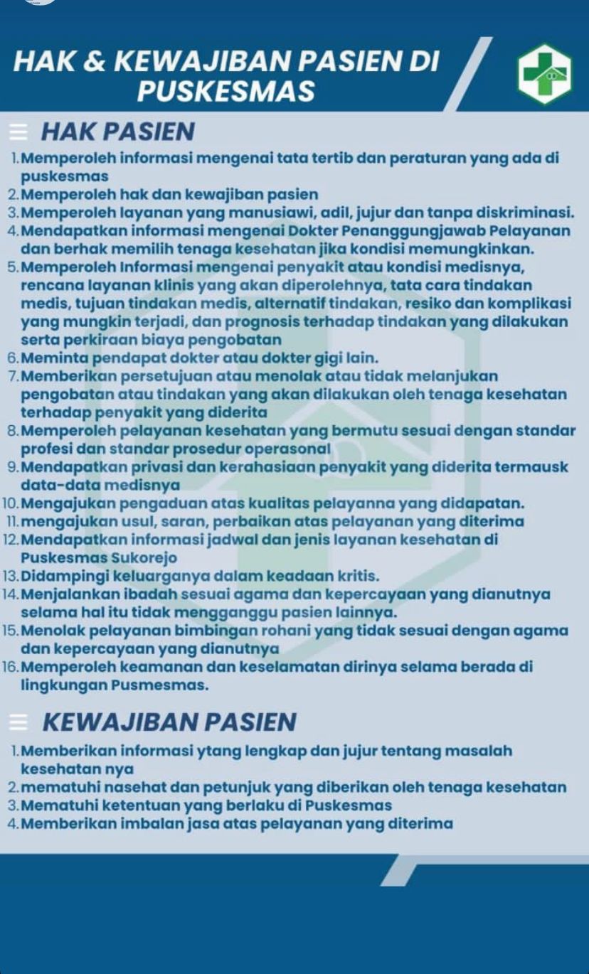 HAK DAN KEWAJIBAN PASIEN